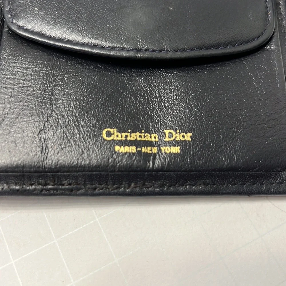 Christian Dior Vintage Oblique Trotter Wallet